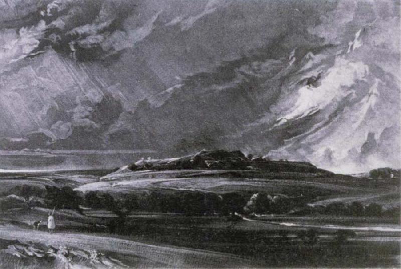 John Constable Old Sarum oil painting image